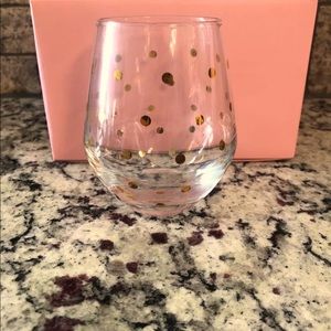 Kate spade stemless wine glasses